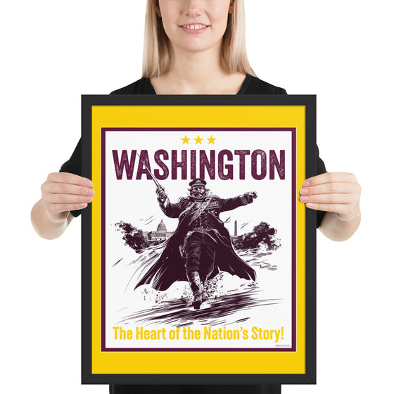 [CITYFAN] WASHINGTON 01 (Framed Print)