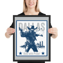  [CITYFAN] DALLAS 01 (Framed Print)