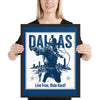 [CITYFAN] DALLAS 02 (Framed Print)