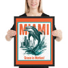 [CITYFAN] MIAMI 01 (Framed Print)