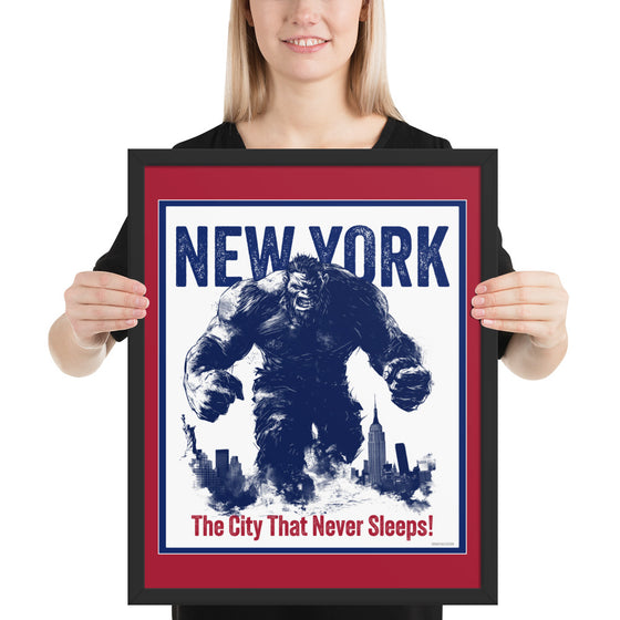 [CITYFAN] NEW YORK 02 (Framed Print)