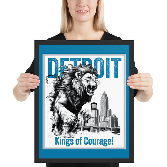 [CITYFAN] DETROIT 02 (Framed Print)