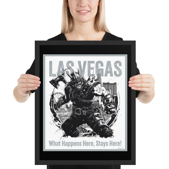 [CITYFAN] LAS VEGAS 01 (Framed Print)