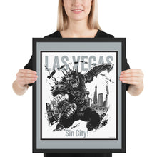  [CITYFAN] LAS VEGAS 02 (Framed Print)