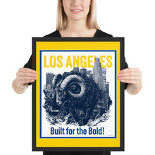  [CITYFAN] LOS ANGELES 01 (Framed Print)