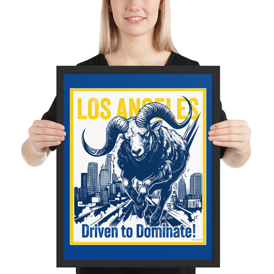 [CITYFAN] LOS ANGELES 02 (Framed Print)