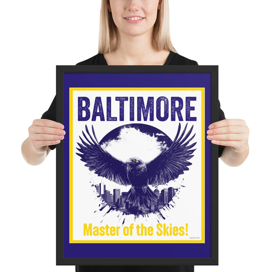 [CITYFAN] BALTIMORE 01 (Framed Print)