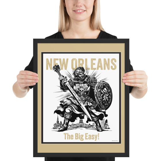 [CITYFAN] NEW ORLEANS 01 (Framed Print)