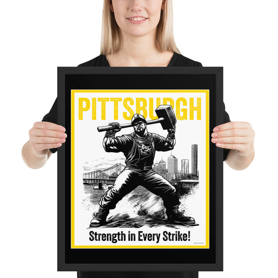 [CITYFAN] PITTSBURGH 03 (Framed Print)