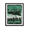 [CITYFAN] NEW YORK 1 (Framed Print)