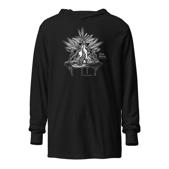 DRAGONFLY ROOTS (W2) - Unisex Hooded long-sleeve tee