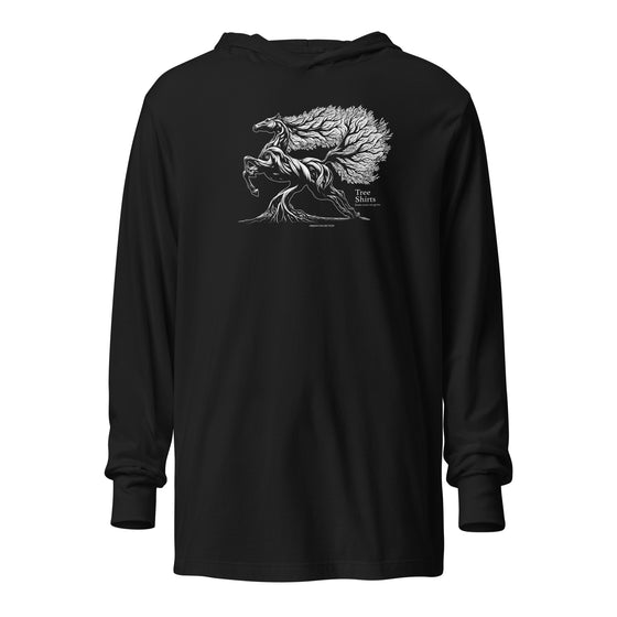 HORSE ROOTS (W5) - Unisex Hooded long-sleeve tee