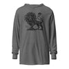LION ROOTS (B9) - Camiseta de manga larga con capucha unisex