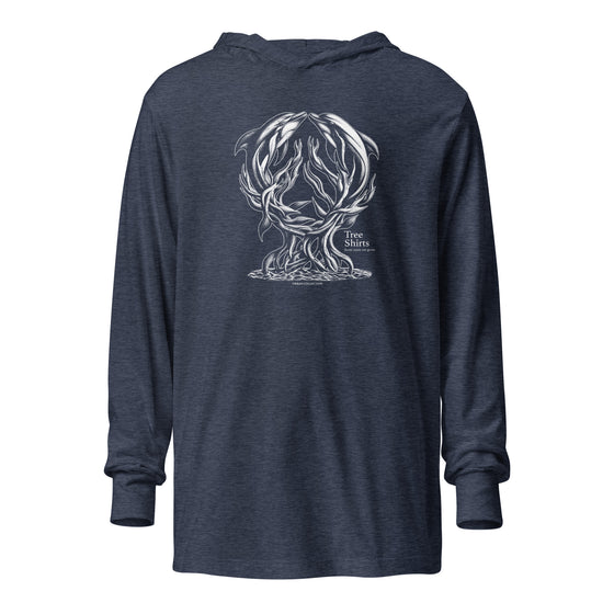 DOLPHIN ROOTS (W6) - Unisex Hooded long-sleeve tee