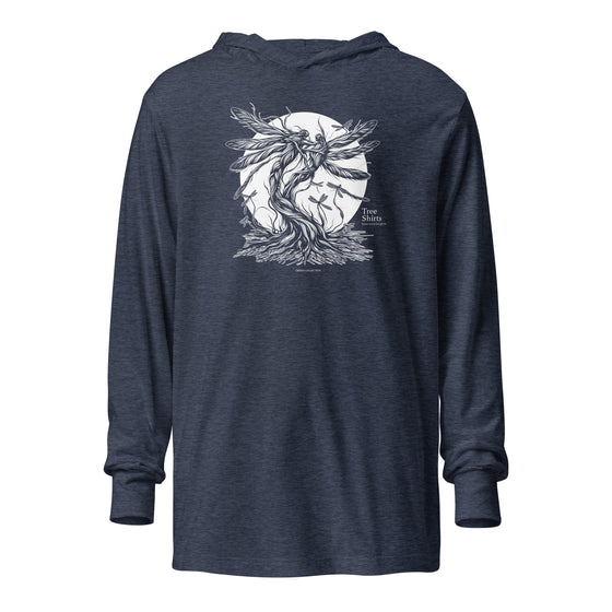 DRAGONFLY ROOTS (W1) - Unisex Hooded long-sleeve tee