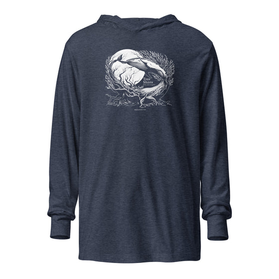 WHALE ROOTS (W4) - Unisex Hooded long-sleeve tee