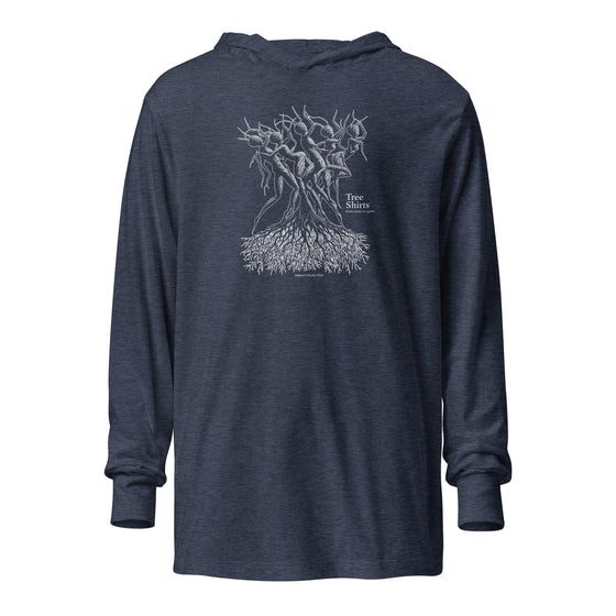 BRANCH ROOTS (W9) - Unisex Hooded long-sleeve tee