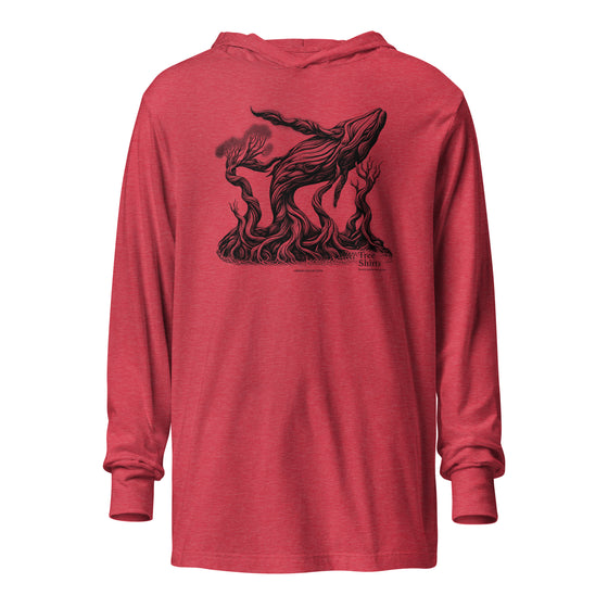 WHALE ROOTS (B5) - Unisex Hooded long-sleeve tee
