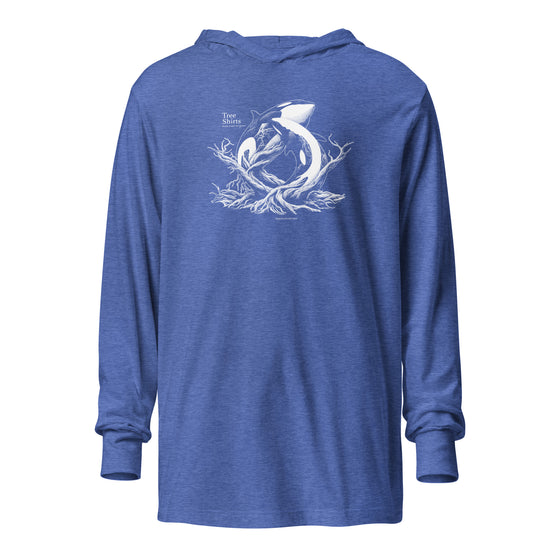 WHALE ROOTS (W1) - Unisex Hooded long-sleeve tee