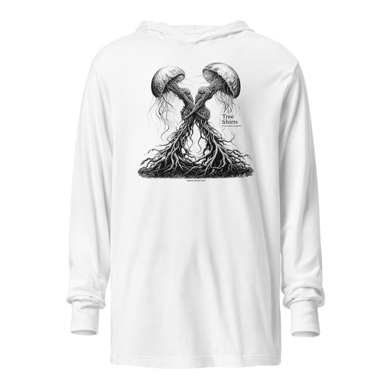 JELLYFISH ROOTS (B4) - Camiseta de manga larga con capucha unisex