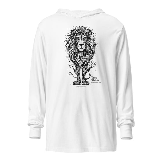 LION ROOTS (B7) - Camiseta de manga larga con capucha unisex