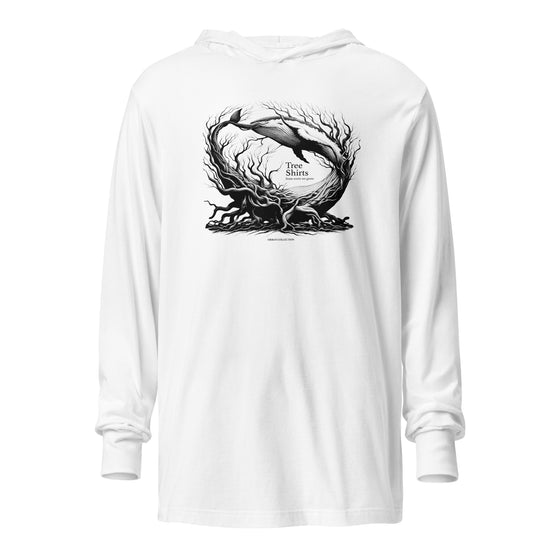 WHALE ROOTS (B4) - Unisex Hooded long-sleeve tee