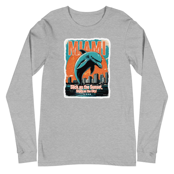 [CITYFAN] MIAMI 3 (Unisex Long Sleeve Tee)