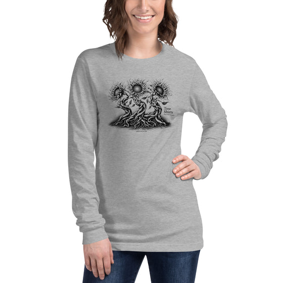 [TREESHIRTS] FLOWERS 3B (Unisex Long Sleeve Tee)