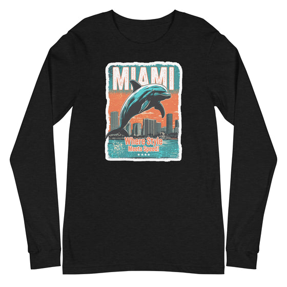 [CITYFAN] MIAMI 1 (Unisex Long Sleeve Tee)