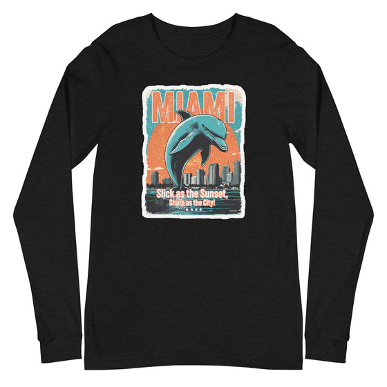 [CITYFAN] MIAMI 3 (Unisex Long Sleeve Tee)