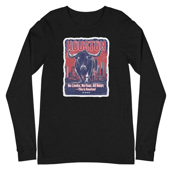 [CITYFAN] HOUSTON 1 (Unisex Long Sleeve Tee)