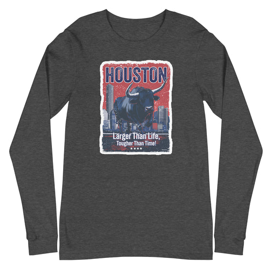 [CITYFAN] HOUSTON 3 (Unisex Long Sleeve Tee)