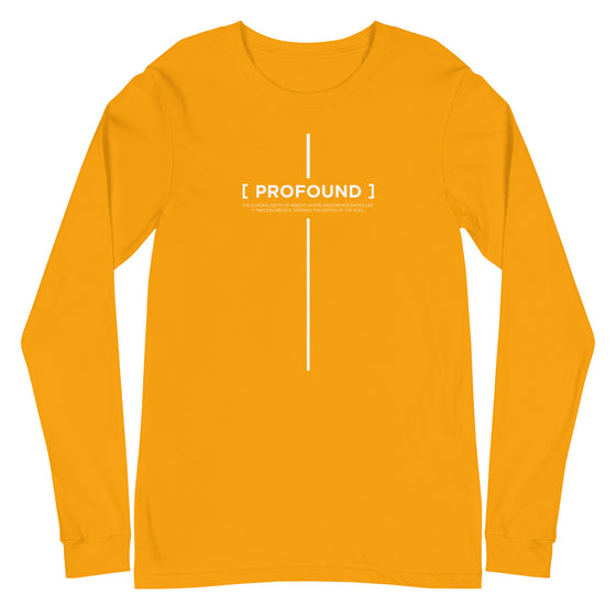 [CROSSWORDS] PROFOUND (Unisex Long Sleeve Tee)