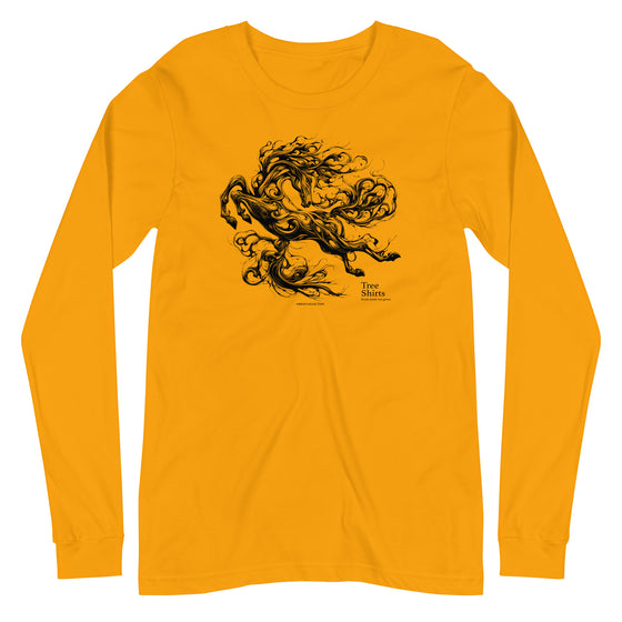 [TREESHIRTS] HORSE 4B (Unisex Long Sleeve Tee)