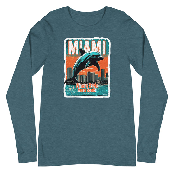 [CITYFAN] MIAMI 1 (Unisex Long Sleeve Tee)