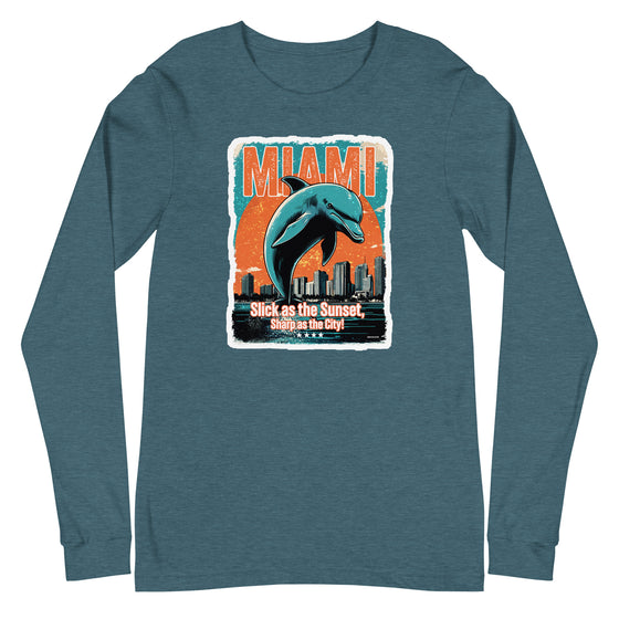 [CITYFAN] MIAMI 3 (Unisex Long Sleeve Tee)