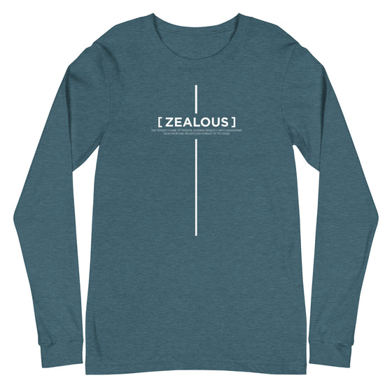 [CROSSWORDS] ZELOUS (Unisex Long Sleeve Tee)