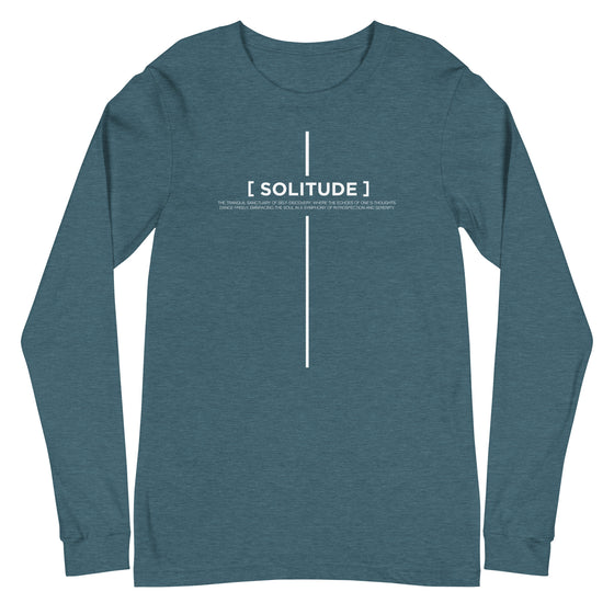 [CROSSWORDS] SOLITUDE (Unisex Long Sleeve Tee)