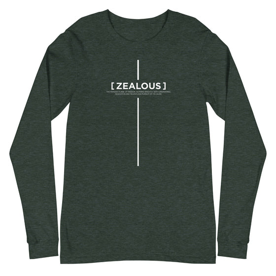 [CROSSWORDS] ZELOUS (Unisex Long Sleeve Tee)