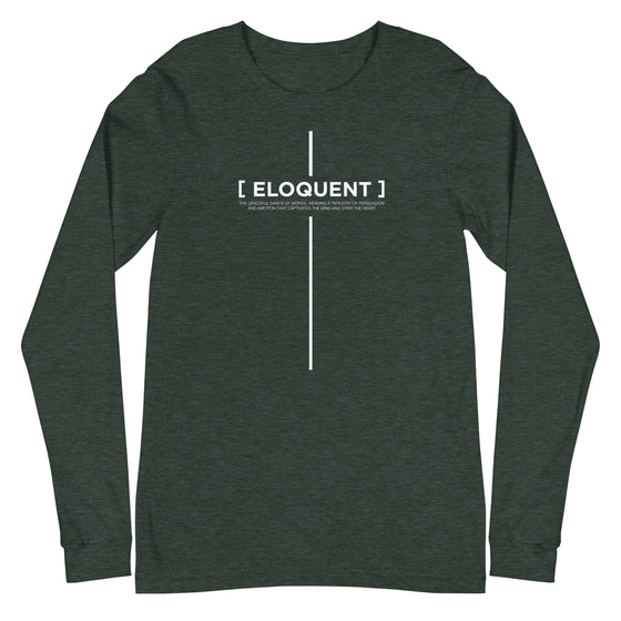 [CROSSWORDS] ELOQUENT (Unisex Long Sleeve Tee)