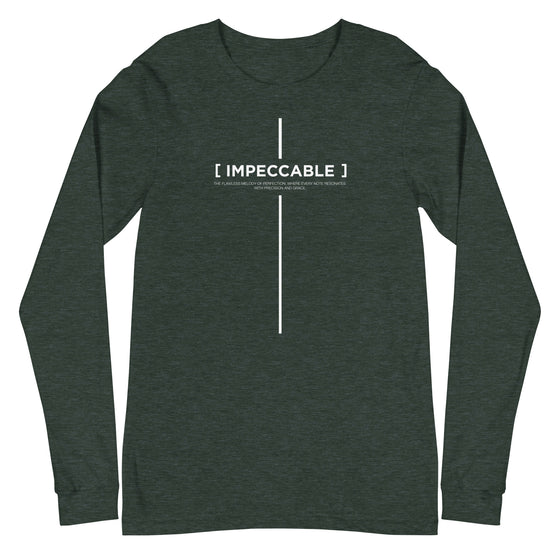 [CROSSWORDS] IMPECCABLE (Unisex Long Sleeve Tee)