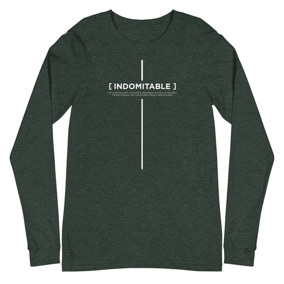 [CROSSWORDS] INDOMITABLE (Unisex Long Sleeve Tee)