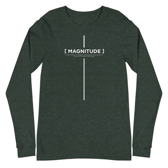 [CROSSWORDS] MAGNITUDE (Unisex Long Sleeve Tee)