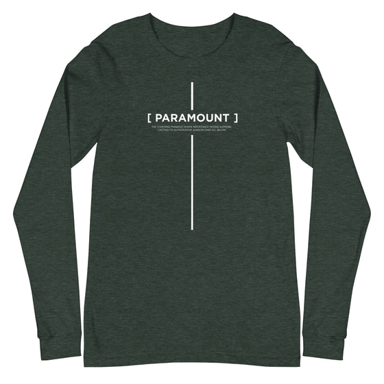 [CROSSWORDS] PARAMOUNT (Unisex Long Sleeve Tee)