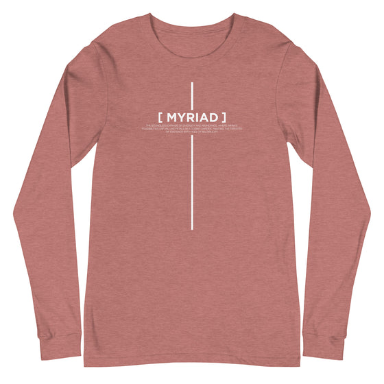 [CROSSWORDS] MYRIAD (Unisex Long Sleeve Tee)