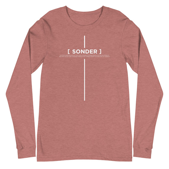 [CROSSWORDS] SONDER (Unisex Long Sleeve Tee)