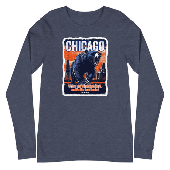 [CITYFAN] CHICAGO 4 (Unisex Long Sleeve Tee)