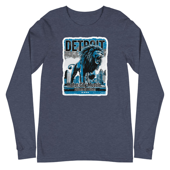 [CITYFAN] DETROIT 3 (Unisex Long Sleeve Tee)