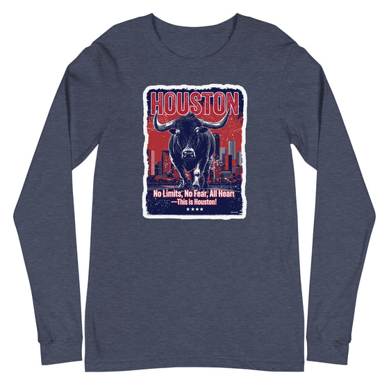 [CITYFAN] HOUSTON 1 (Unisex Long Sleeve Tee)