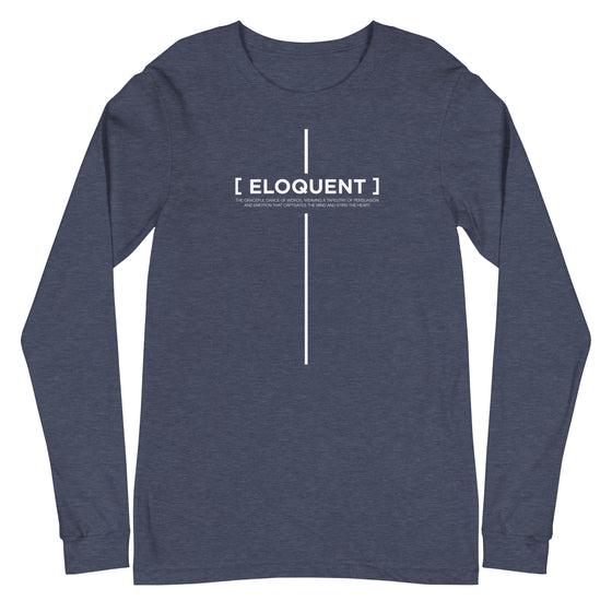 [CROSSWORDS] ELOQUENT (Unisex Long Sleeve Tee)